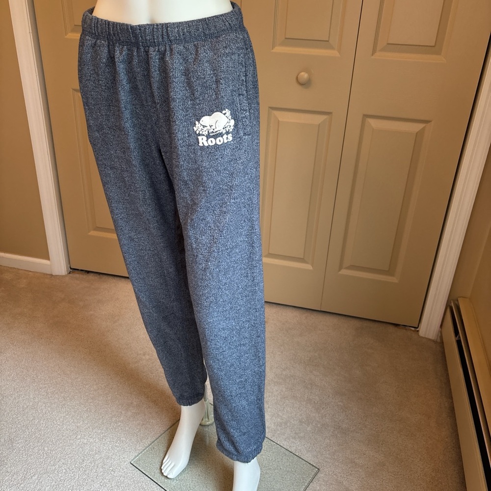 Blue ROOTS sweatpants - Picture 2 of 7
